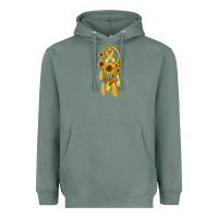 Sage childhood cancer awareness dreamcatcher Heavyweight Hoodie - Jasminsmagicworld