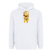 White childhood cancer awareness dreamcatcher Heavyweight Hoodie - Jasminsmagicworld
