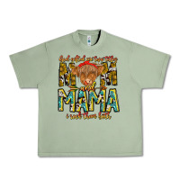 Oil Green God Gifted Me Two Titles And Mama i Rock Them Both Urban Heavy Tee - CowhideDigitalArt