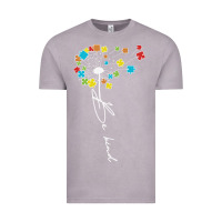 Vintage Zinc Dandelion Autism Puzzle Be Kind Vintage Tee - CowhideDigitalArt