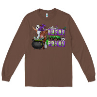 Chestnut Hocus i Mean Pocus Long Sleeve Tee - CowhideDigitalArt