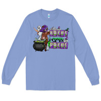 Colony Blue Hocus i Mean Pocus Long Sleeve Tee - CowhideDigitalArt