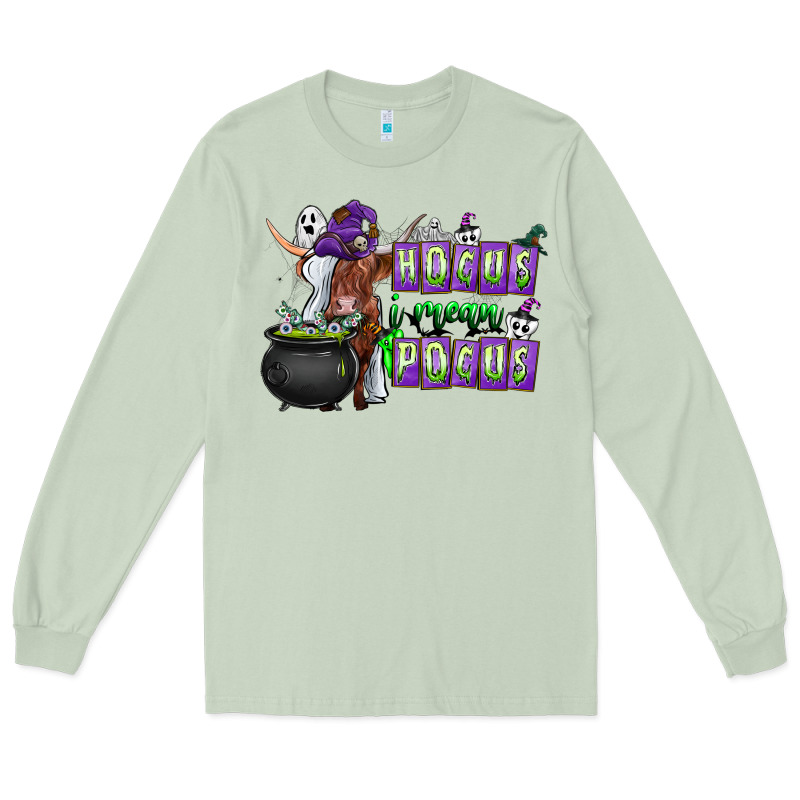 Hocus I Mean Pocus Long Sleeve Tee by CowhideDigitalArt | Teevron
