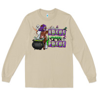 Mushroom Hocus i Mean Pocus Long Sleeve Tee - CowhideDigitalArt