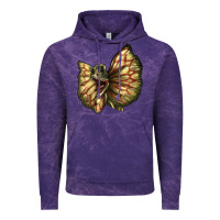 Cloud Purple dilophosaurus face Vintage Hoodie - LillyAllenDesigns