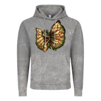 Cloud Rock dilophosaurus face Vintage Hoodie - LillyAllenDesigns