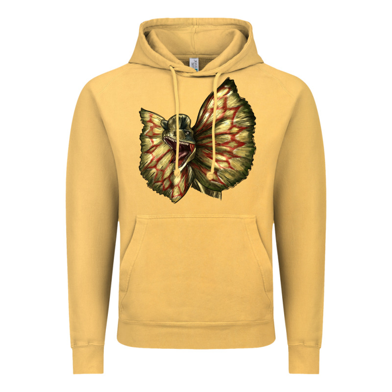 Dilophosaurus Face Vintage Hoodie by LillyAllenDesigns | Teevron