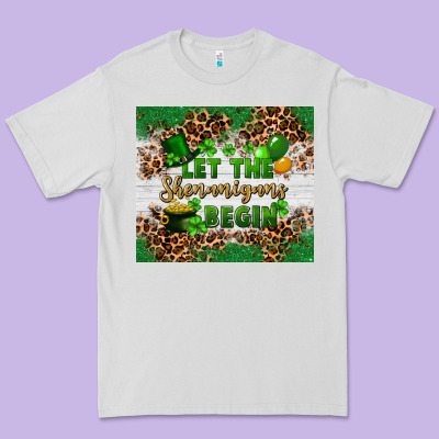 Let The Shenanigans Begin Premium Tee Designed By Fadigitalartstudio