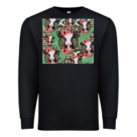 Black baby cow floral aztec tumbler Premium Sweatshirt - Jasminsmagicworld
