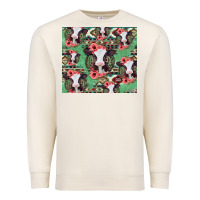 Sandshell baby cow floral aztec tumbler Premium Sweatshirt - Jasminsmagicworld