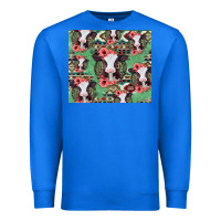True Royal baby cow floral aztec tumbler Premium Sweatshirt - Jasminsmagicworld