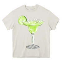 Cream martini fa element Heavy Core Tee - FaDigitalArtStudio