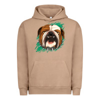 Pigment Burro Bulldog Green glitter Urban Hoodie - Jasminsmagicworld