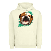 Pigment Pistachio Bulldog Green glitter Urban Hoodie - Jasminsmagicworld