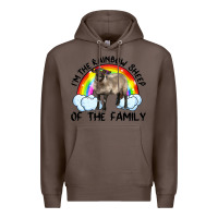 Coffee i'm the rainbow sheep of the family suffolk sheep black face sheep Premium Hoodie - Artiststas