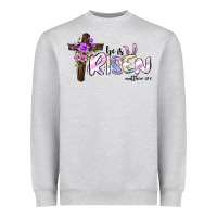 Heather Grey easter he is risen matthew 28 6 Heavyweight Sweatshirt - Jasminsmagicworld