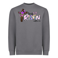 Storm easter he is risen matthew 28 6 Heavyweight Sweatshirt - Jasminsmagicworld