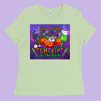I Care For The Cutest Pumpkins In The Patch Tumbler Ladies Tee Designed By Bundleandbundleshop