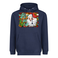 Navy ho ho ho santa claus Heavyweight Hoodie - Jasminsmagicworld