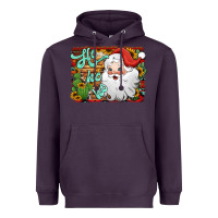 Plum ho ho ho santa claus Heavyweight Hoodie - Jasminsmagicworld