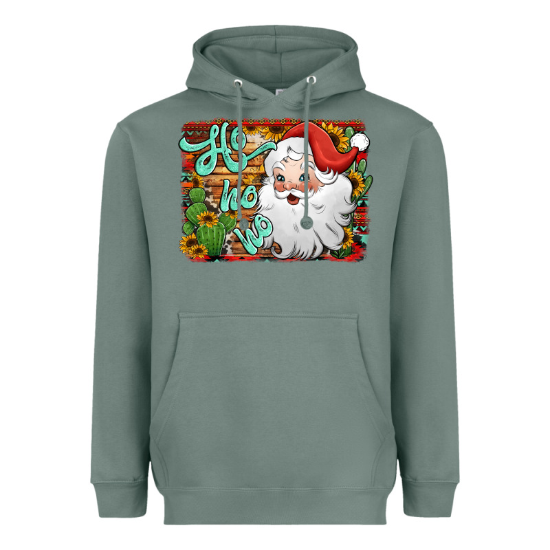 Ho Ho Ho Santa Claus Heavyweight Hoodie by Jasminsmagicworld | Teevron