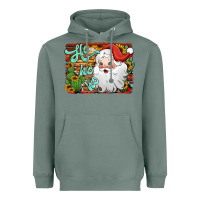 Sage ho ho ho santa claus Heavyweight Hoodie - Jasminsmagicworld