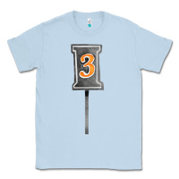 Dusty Blue marker 3 chain fa element Classic Tee - FaDigitalArtStudio