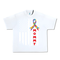 White lil autism mom Urban Heavy Tee - CowhideDigitalArt