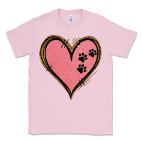 Bubblegum Pink Pink Glitter Heart Classic Tee - Jasminsmagicworld