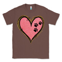 Chestnut Pink Glitter Heart Classic Tee - Jasminsmagicworld