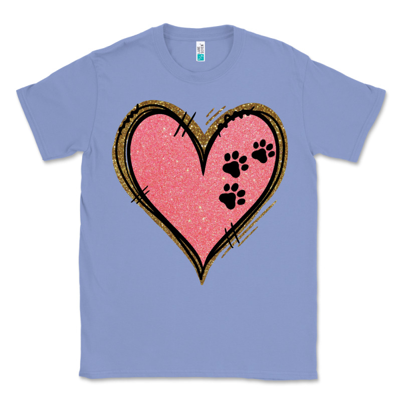 Pink Glitter Heart Classic Tee by Jasminsmagicworld | Teevron