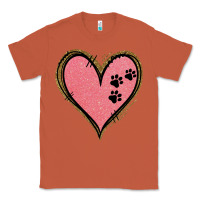 Copper Pink Glitter Heart Classic Tee - Jasminsmagicworld