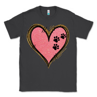 Smoke Pink Glitter Heart Classic Tee - Jasminsmagicworld