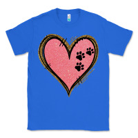 True Royal Pink Glitter Heart Classic Tee - Jasminsmagicworld