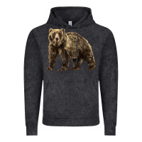 Vintage Arctic Brown Bear Vintage Hoodie - LillyAllenDesigns