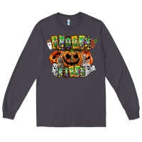 Smoke Spooky Vibes Long Sleeve Tee - CowhideDigitalArt