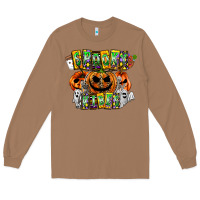 Toasted Coconut Spooky Vibes Long Sleeve Tee - CowhideDigitalArt