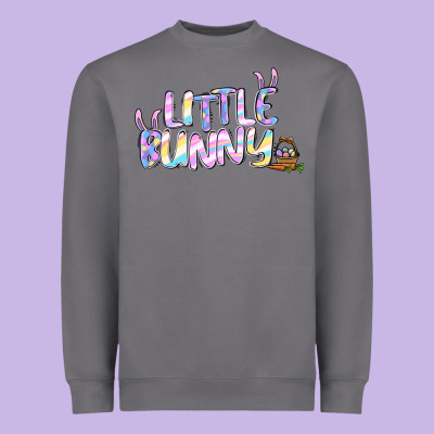 Easter Little Bunny Heavyweight Sweatshirt Designed By Jasminsmagicworld