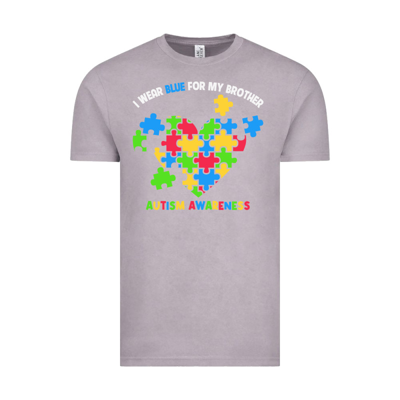Wear Blue For My Brother Autism Vintage Tee by CowhideDigitalArt | Teevron