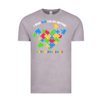 Vintage Zinc Wear Blue For My Brother Autism Vintage Tee - CowhideDigitalArt