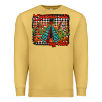 Antique Gold christmas with my tribe Premium Sweatshirt - Jasminsmagicworld