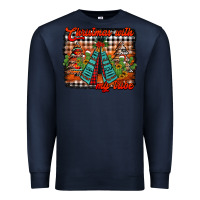 Navy christmas with my tribe Premium Sweatshirt - Jasminsmagicworld