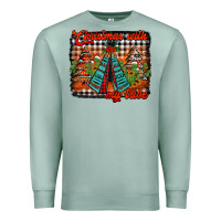 Seafoam christmas with my tribe Premium Sweatshirt - Jasminsmagicworld