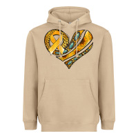 Mushroom childhood cancer awareness heart Heavyweight Hoodie - Jasminsmagicworld
