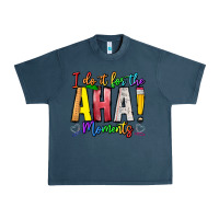 Midnight Navy IDiot Of The Aha Moments Urban Heavy Tee - CowhideDigitalArt