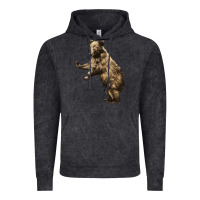 Vintage Arctic Brown Bear Cub Vintage Hoodie - LillyAllenDesigns