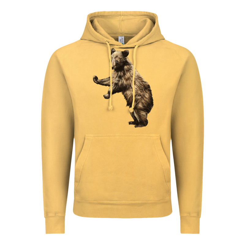 Brown Bear Cub Vintage Hoodie by LillyAllenDesigns | Teevron