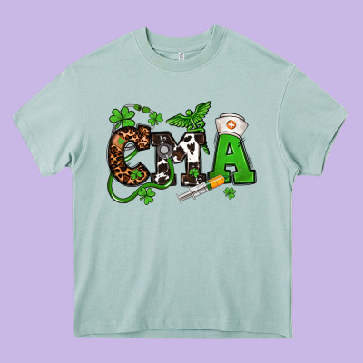 St. Patrick's Day Cma Heavy Core Tee Designed By Oliviacreatesart
