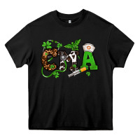 Black St. Patrick's Day CMA Heavy Core Tee - OliviaCreatesArt