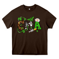 Chocolate Brown St. Patrick's Day CMA Heavy Core Tee - OliviaCreatesArt